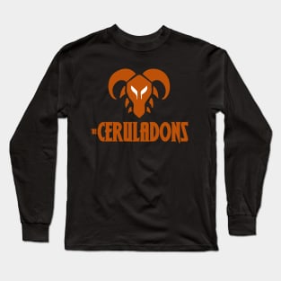 The Ceruladons Mask of the Ceebah Nahala - Orange Long Sleeve T-Shirt